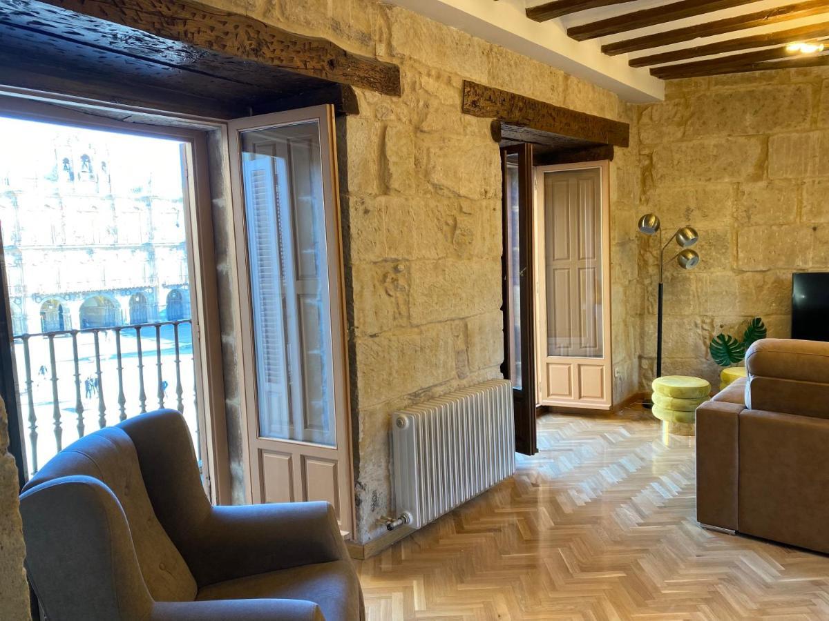 Apartamento Plaza Mayor Salamanca Con 2 Balcones A La Misma Plaza Mayor ภายนอก รูปภาพ
